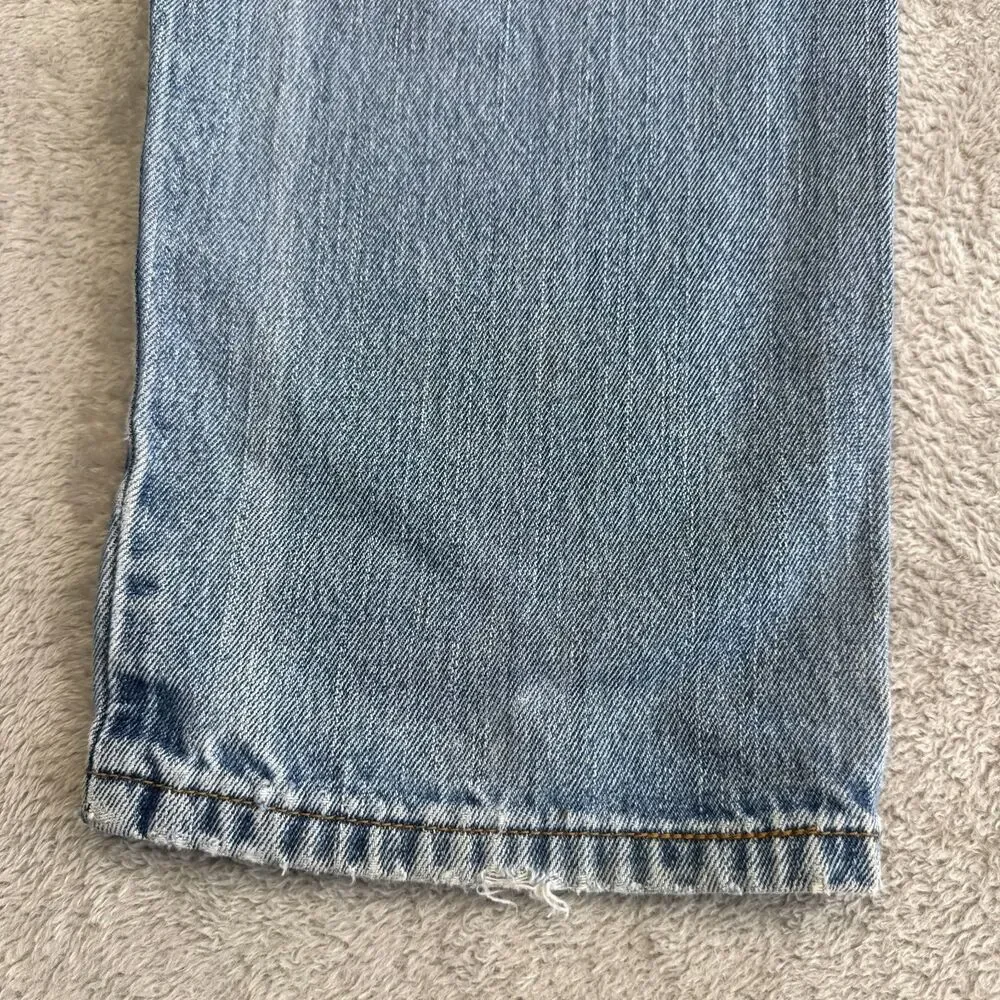 Levi's 550 Jeans Men 32X34 Blue Denim Cotton Relaxed Fit Medium Wash Tapered Leg